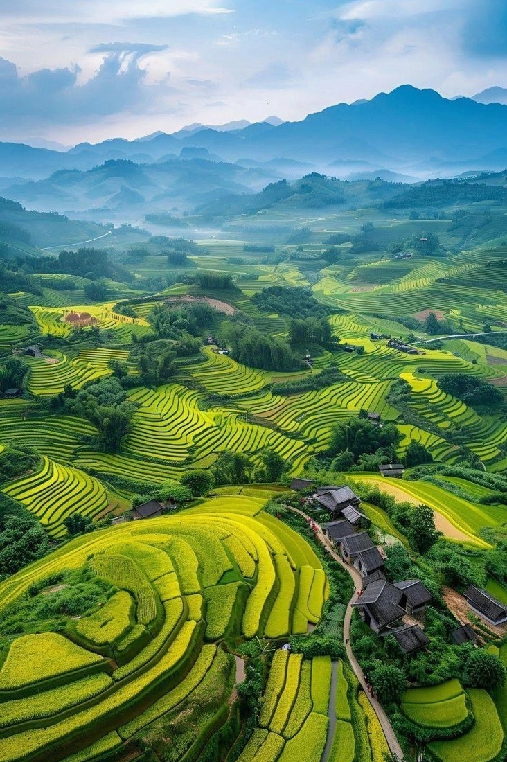 Ảnh quê hương Việt Nam tràn đầy sắc màu và tình cảm đậm đà