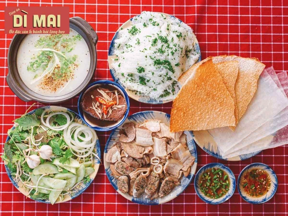 Bánh hỏi lòng heo - đặc sản Phú Yên