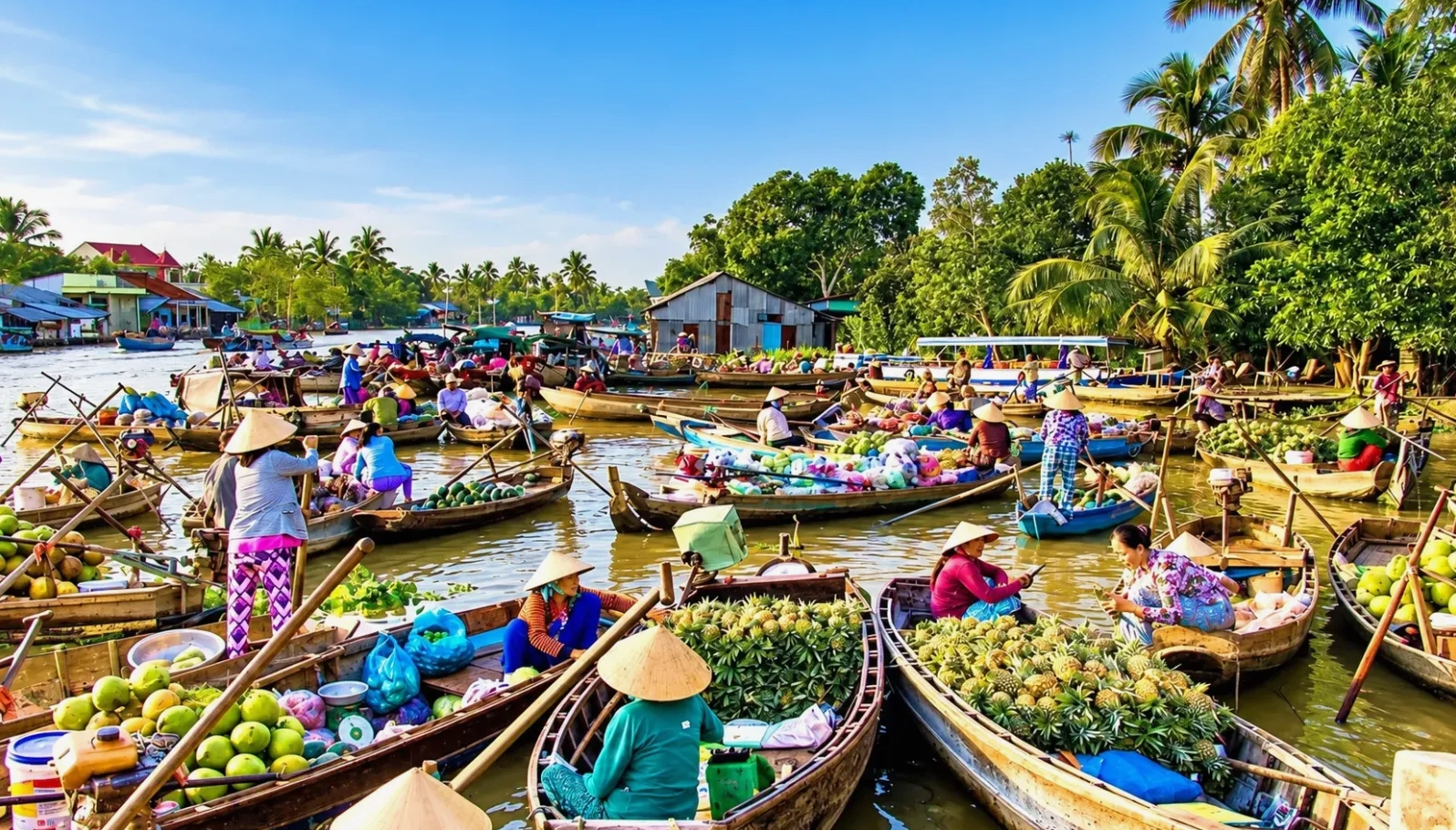 Chợ nổi Cái Răng - nét văn hóa đặc trưng của Cần Thơ