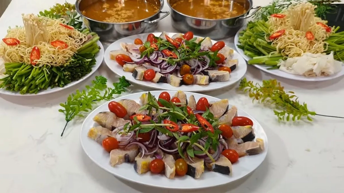 Lẩu cá hồi Sapa thơm ngon