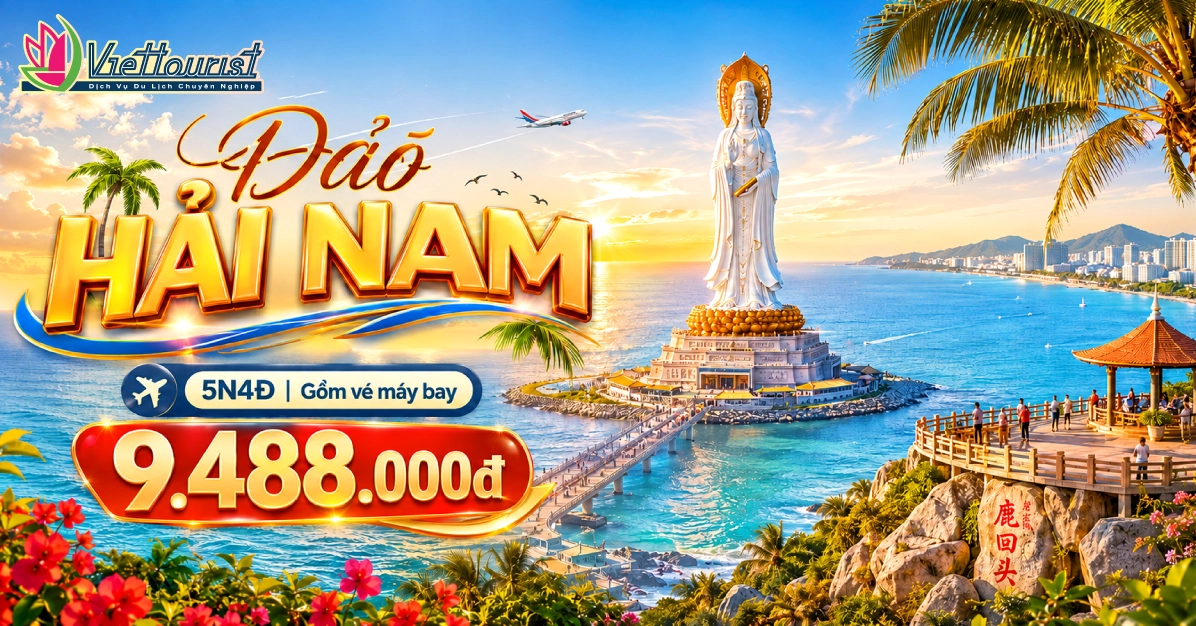 Tour du lịch Trung Quốc - Đảo Hải Nam 5N4Đ trong tour du lịch Trung Quốc