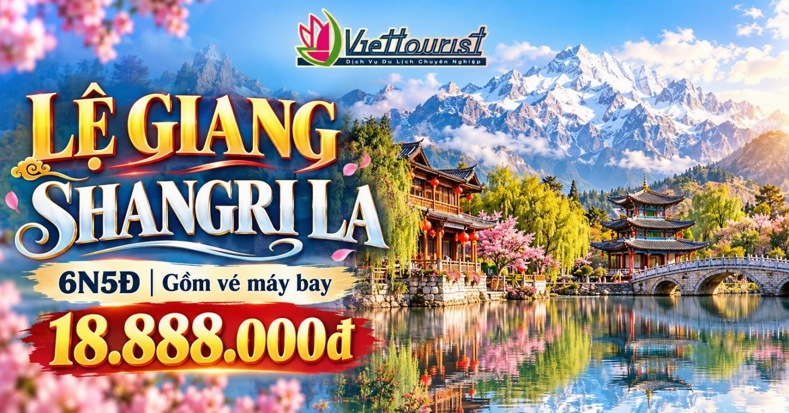 Tour Lệ Giang - Đại Lý - Côn Minh - Shangri-La 6N5Đ trong tour du lịch Trung Quốc