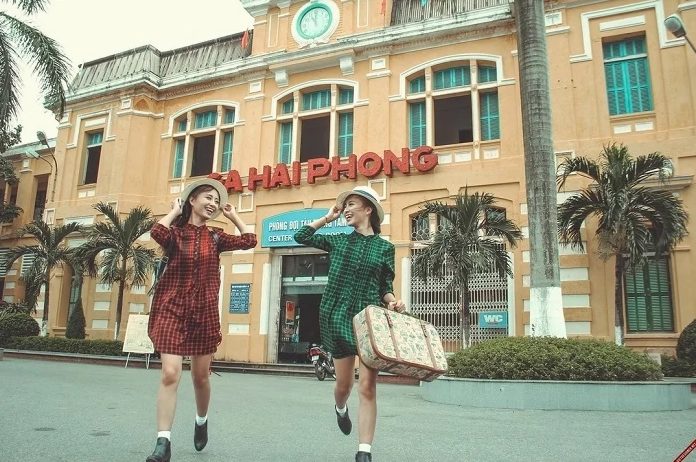 Trung tâm thành phố Hải Phòng về đêm