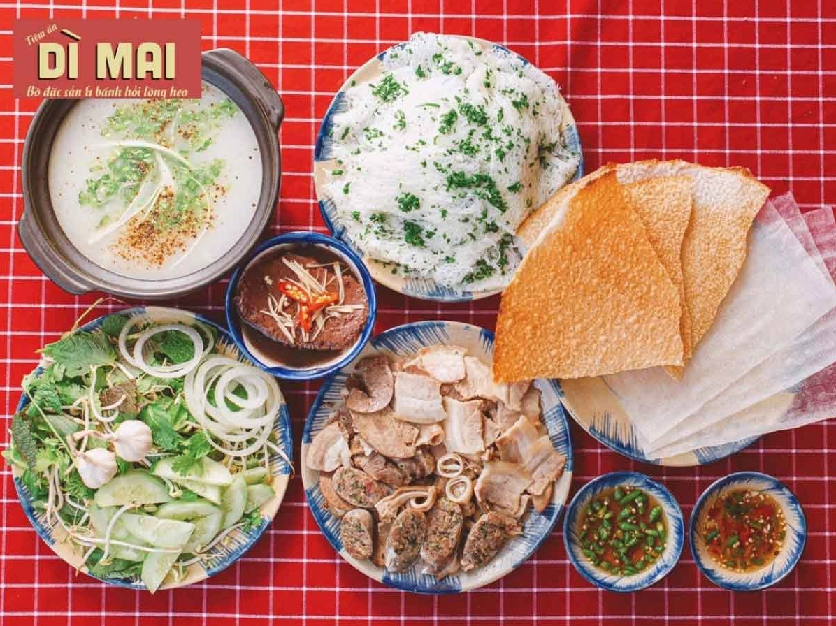 Bánh hỏi lòng heo tại Phú Yên