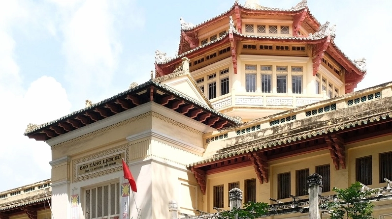 Bảo tàng Lịch sử TP.HCM là nơi lưu giữ nhiều giá trị văn hóa.