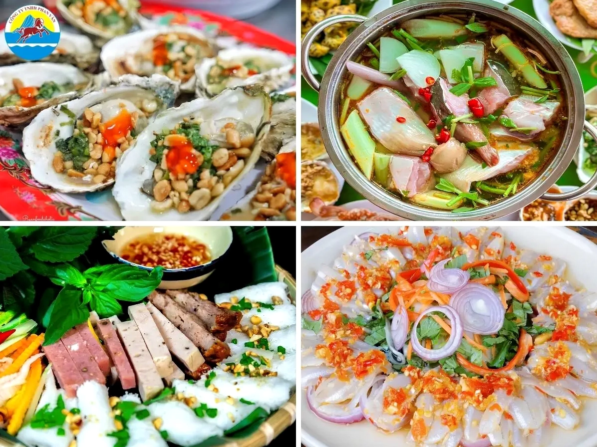 Các món hải sản tươi ngon tại Phước Hải