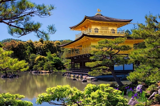 Cảnh đẹp Nhật Bản - Đền Kinkaku - Ji Kyoto