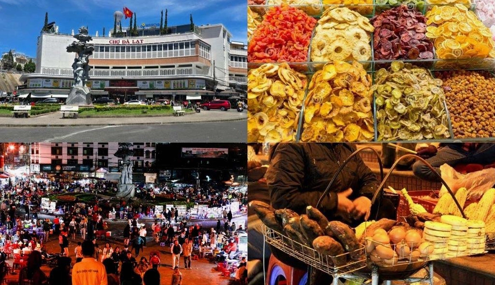 Chợ Đà Lạt nhộn nhịp về đêm