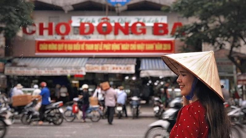 Chợ Đông Ba Huế - một số cảnh đẹp ở Huế
