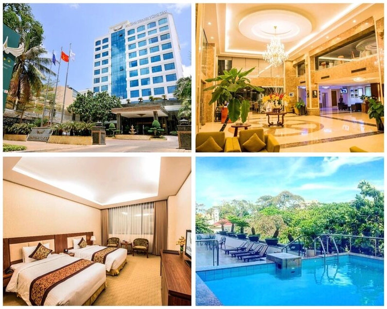 Hồ bơi ngoài trời tại Khách sạn Mường Thanh