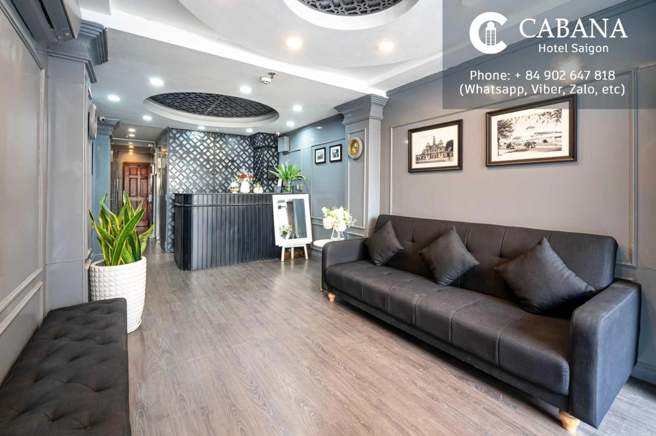 Khách sạn Cabana Saigon - Trương Định với thiết kế hiện đại
