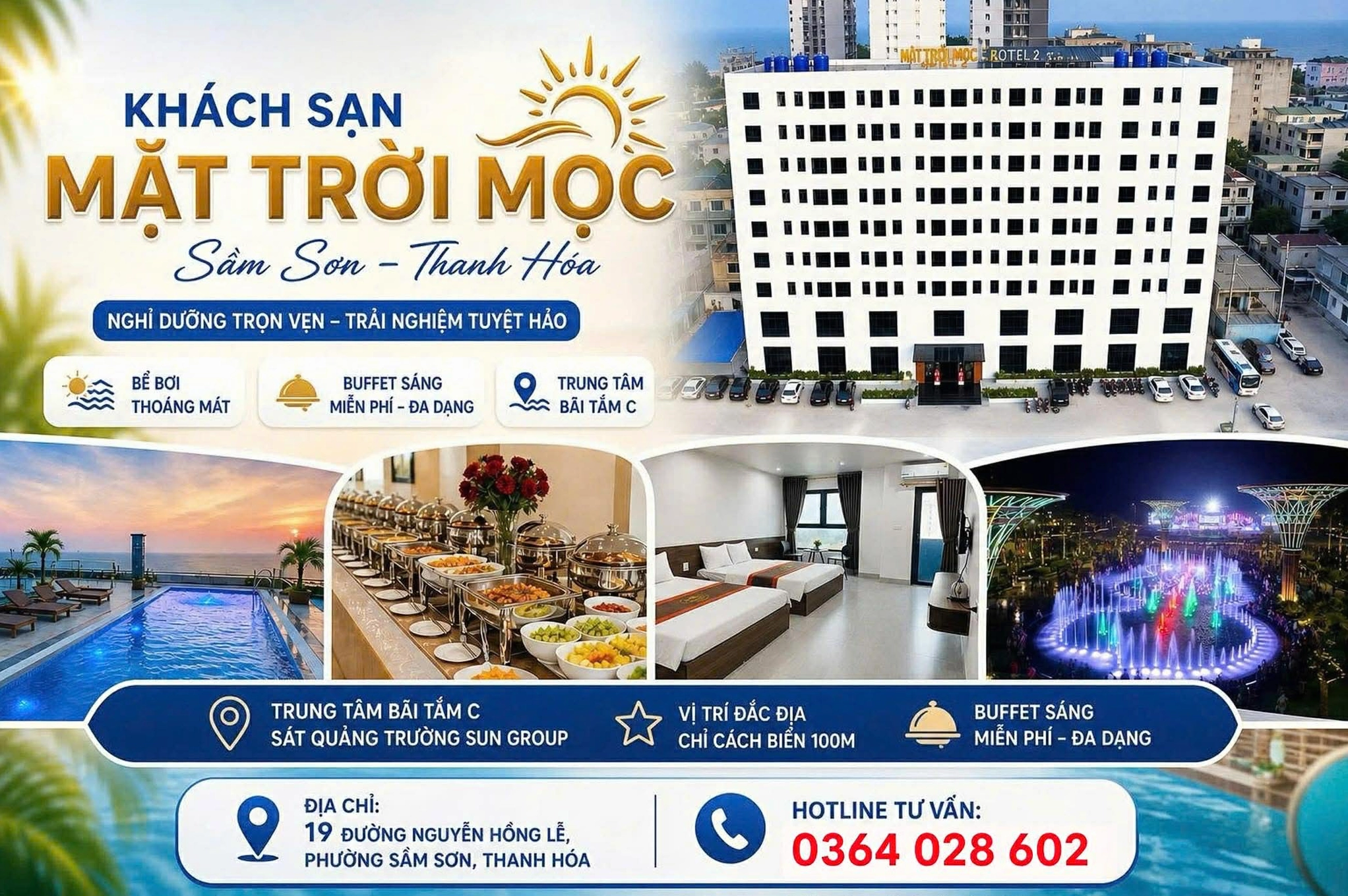 Khách sạn Sầm Sơn nhìn ra biển