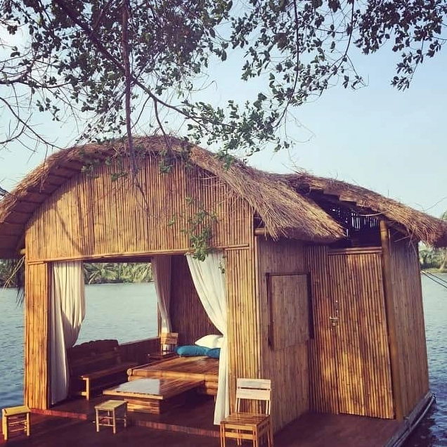 Không gian nghỉ ngơi tại Làng Tre Việt