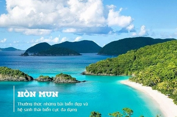 Khung cảnh đẹp ngoạn mục tại đảo Hòn Mun, thiên đường lặn biển Nha Trang.