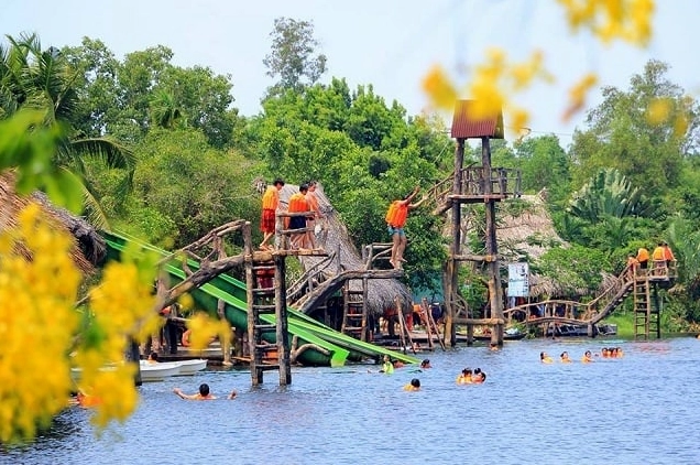Những trò chơi thú vị tại Làng Tre Việt