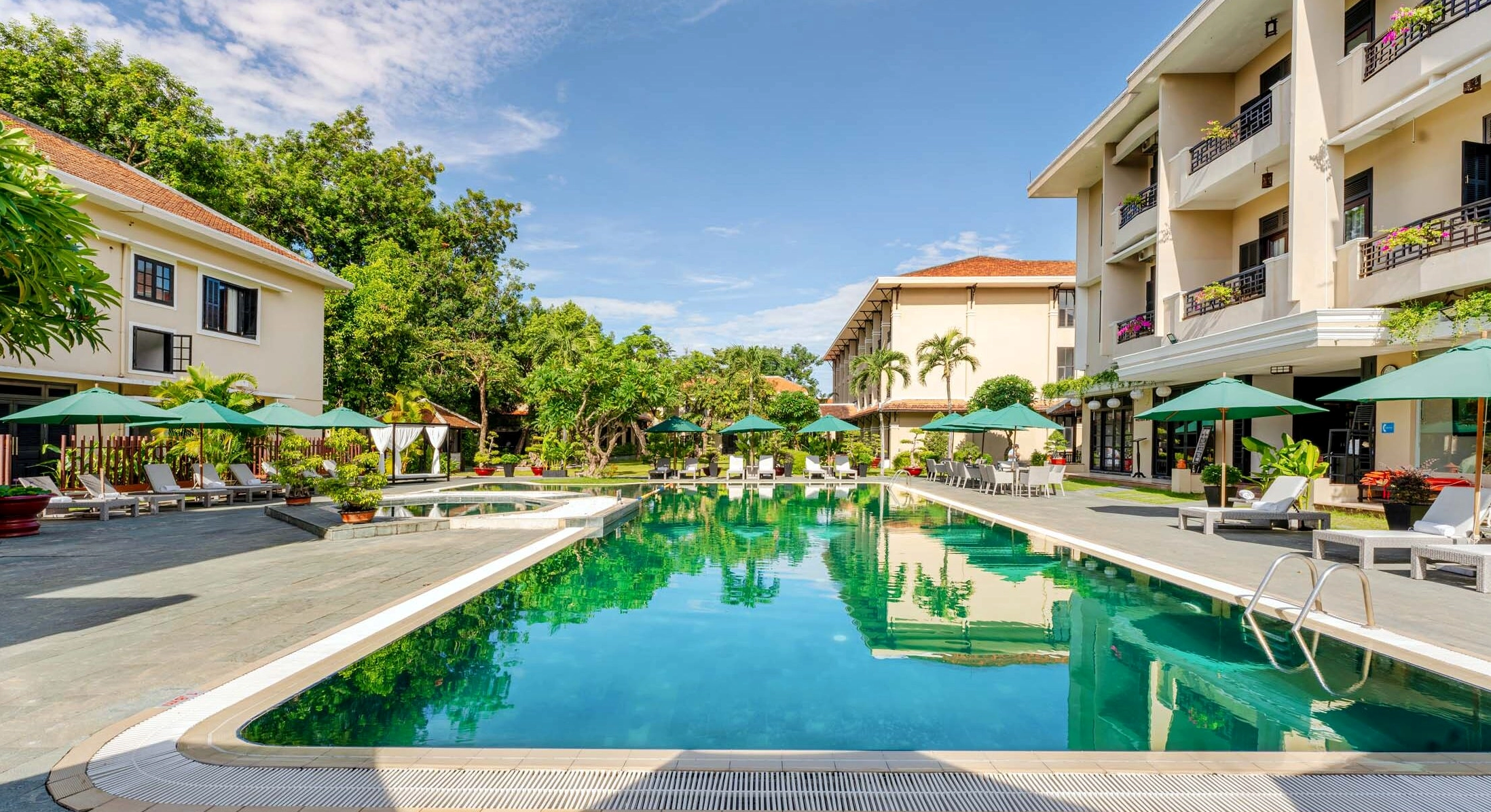 Outdoor swimming pool at Hoi An Historic Hotel, a 4-star hotel in Hoi An