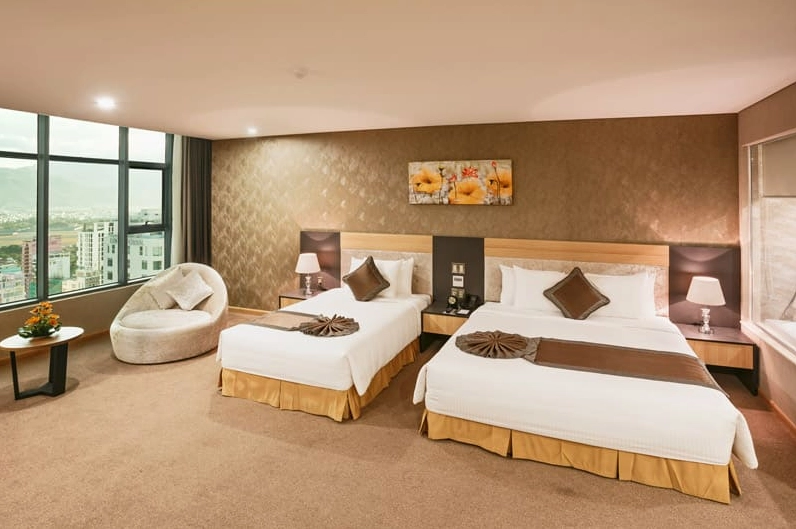 Phòng Deluxe Family Triple phù hợp cho gia đình