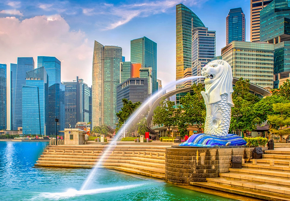Tượng Merlion biểu tượng Singapore