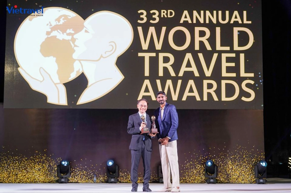 Vietravel vinh danh tại World Travel Awards 2026, khẳng định uy tín trong ngành du lịch.