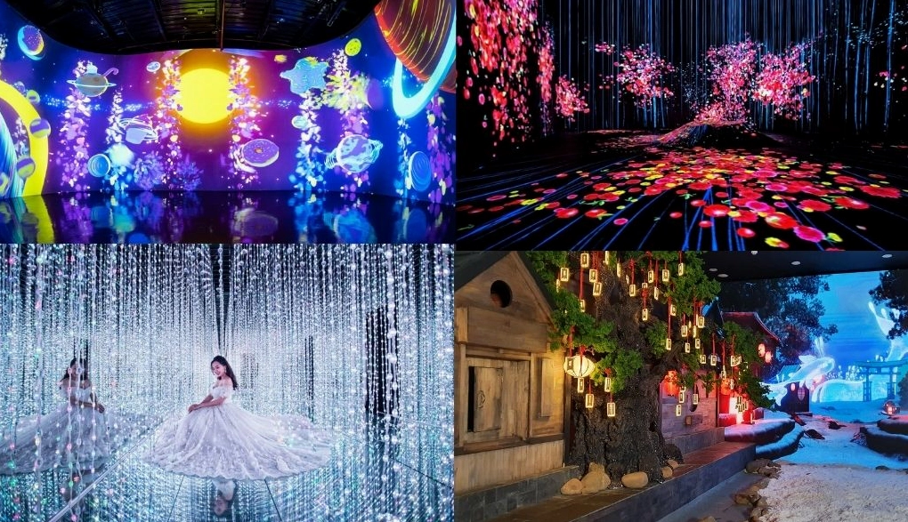 Vườn ánh sáng Lumiere với trải nghiệm nghệ thuật